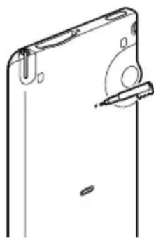 SONY Clié PEG-T415 - Performing a soft reset - 2