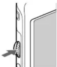 SONY Clié PEG-T415 - Pressing the Jog Dial navigator - 1