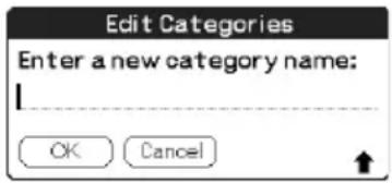 Edit Categories Enter a new category name: OK Cancel