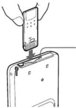 SONY Clié PEG-SJ20 - Inserting and removing Memory Stick media - 1