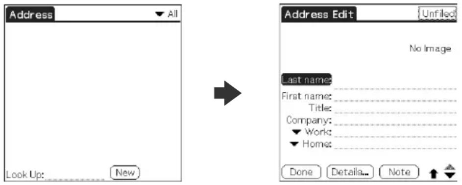 Address All Look Up: New Address Edit {Unfiled} No Image Last name: First name: Title: Company: Work: Home: Done Details... Note ↑