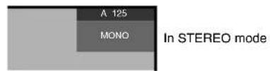 PIONEER PRO-1130HD - When receiving MONO sound signals - 1