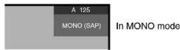 PIONEER PRO-1130HD - When receiving MONO + SAP sound signals - 3