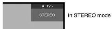 PIONEER PRO-1130HD - When receiving STEREO sound signals - 1