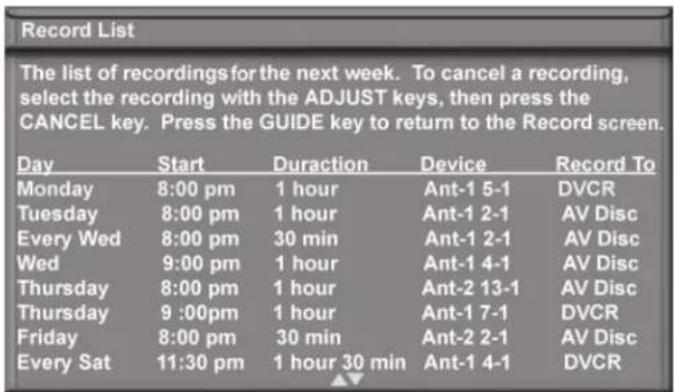 MITSUBISHI LT-37131 - Time-Delayed Recording from the Menu - 1