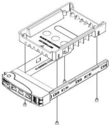 Supermicro DVM-TEAC-DVD-SBT4 - Removing a Hard Drive Carrier - 2