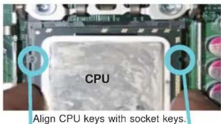 CPU Align CPU keys with socket keys.