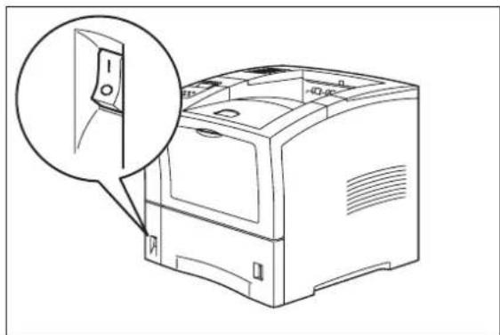 TALLYGENICOM Intelliprint mL260 - Turning Power On and Off - 1
