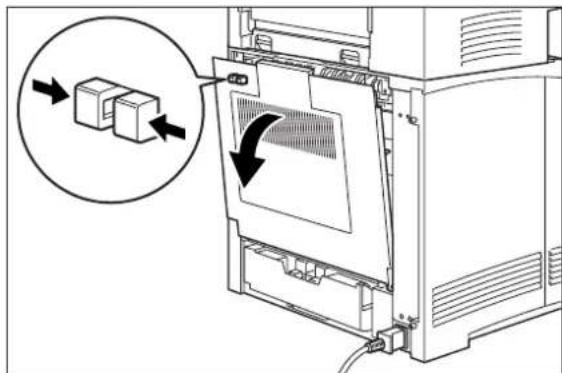 TALLYGENICOM Intelliprint mL260 - Removing the Offset Catch Tray - 5