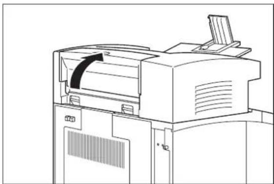 TALLYGENICOM Intelliprint mL260 - Clearing an Offset Catch Tray Paper Jam - 3