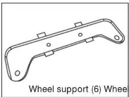 Wheel support (6) Whee