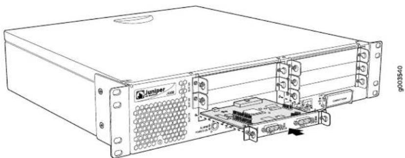 Juniper J2300 - Installing a PIM - 2