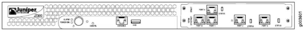 Juniper J2300 JLWRM POWER ON 3 CONTR. CONSEL.5 USB PMT 4 PMT 3 PMT 1 PMT 2 S3T0A S3T0B 6000036901