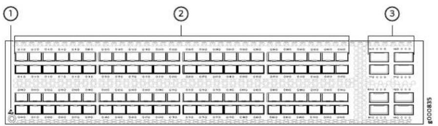 Diagram of a multi-chamber electronic control panel with labeled sections and internal components