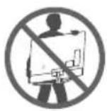 LG 43LK6200PLD - Lifting and moving the TV - 1