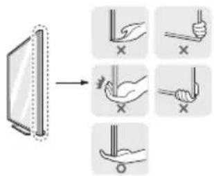 Diagram illustrating a step-by-step procedure for using a tool to adjust or install a component, with labeled X marks and a magnified view.