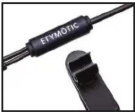 Etymotic ER3-SE - Attaching the Clip - 1
