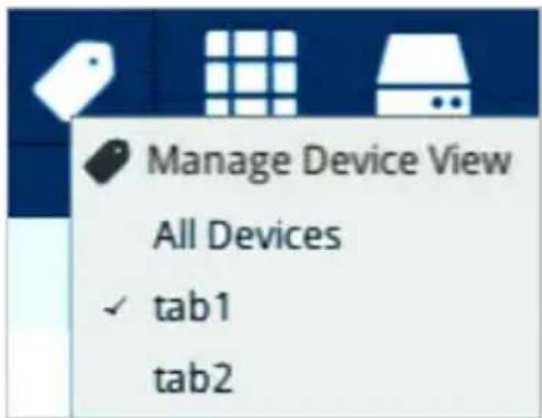 Manage Device View All Devices ✓ tab1 tab2