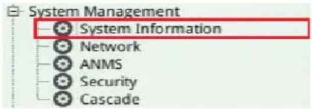 System Management System Information Network ANMS Security Cascade