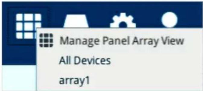 Manage Panel Array View All Devices array1