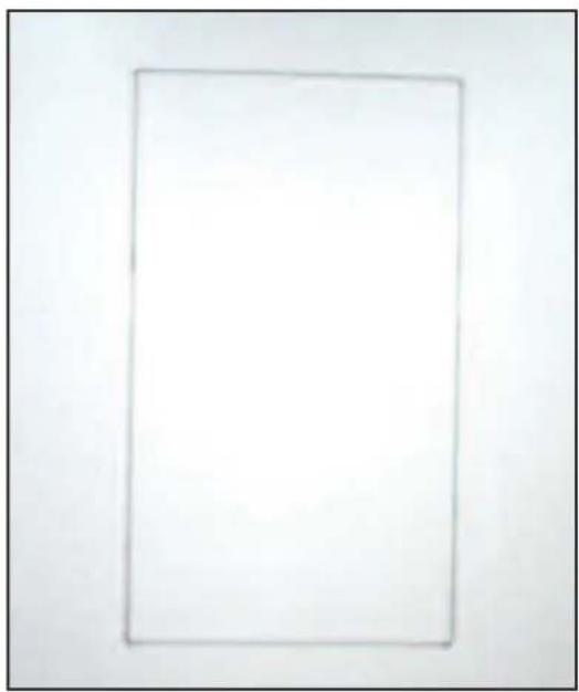 Blank white square with a thin gray border on a light background (no text or symbols)