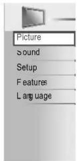 MAGNAVOX 40MF430B - Main Menu - 1