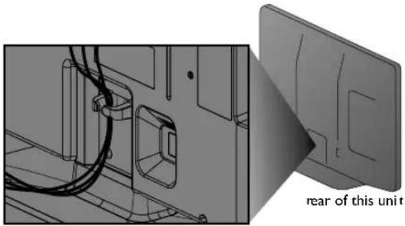 MAGNAVOX 40MF430B - Cable Management - 1