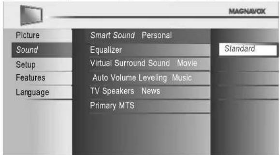 MAGNAVOX 40MF430B - Smart Sound - 1
