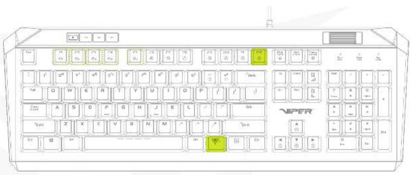 Viper V765 - MULTI-MEDIA KEYS - 3