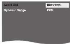 FUNAI DP100FX5 - Audio Out: (Default: Bitstream) - 1
