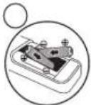 FUNAI DP100FX5 - Installing the Batteries for the Remote Control - 2