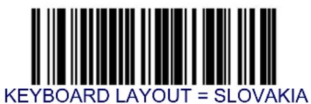 KEYBOARD LAYOUT = SLOVAKIA