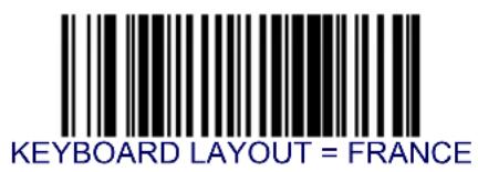 KEYBOARD LAYOUT = FRANCE