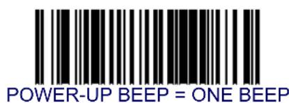 POWER-UP BEEP = ONE BEEP