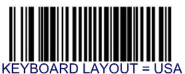 KEYBOARD LAYOUT = USA