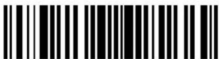 Black and white barcode image with vertical lines above and below the bars