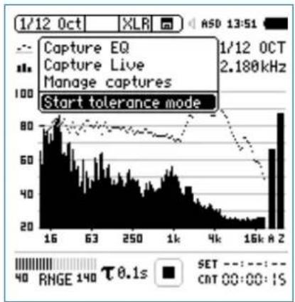 NTi Audio M2211 - Start Tolerance Mode for Passed/Failed Measurements - 3