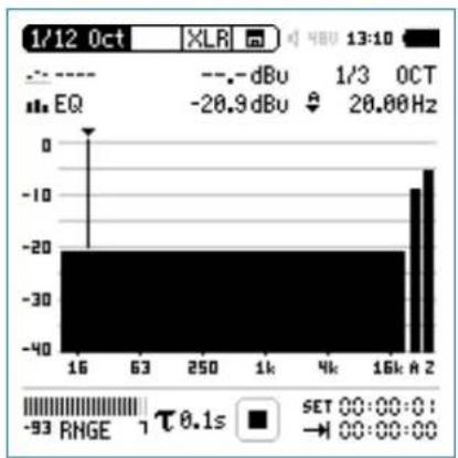 NTi Audio M2211 - Measurement in 1/3 Octave Resolution - 1