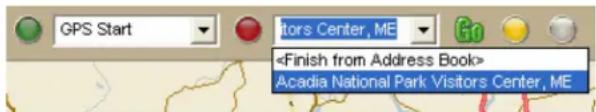 GPS Start Acadia National Park Visitors Center, ME