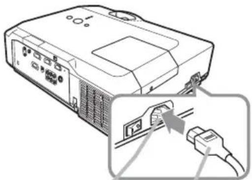 HITACHI CP-X306 - Connecting power supply - 1