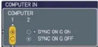 HITACHI CP-X306 - INPUT menu (continued) - 4