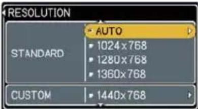HITACHI CP-X306 - INPUT menu (continued) - 1