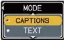 HITACHI CP-X306 - C.C. (Closed Caption) menu - 3