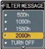 HITACHI CP-X306 - OPTION menu - 9