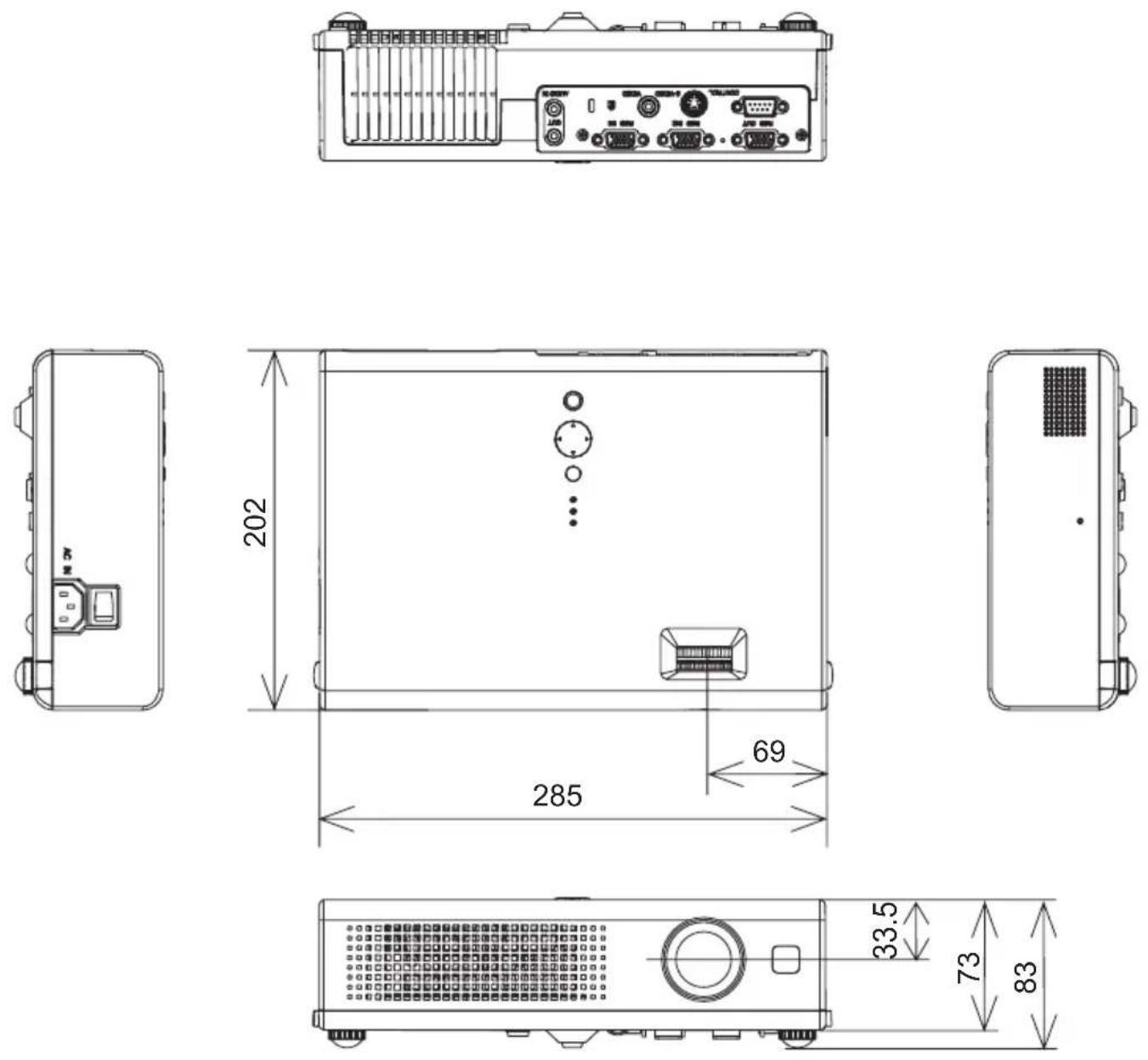HITACHI CP-RS57 - Specifications (continued) - 1