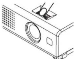 HITACHI CP-RS57 - Adjusting the focus - 1