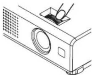 HITACHI CP-RS57 - Adjusting the zoom (Optical) - 1