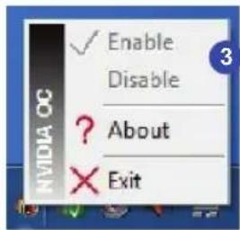 NVIDIA OCS Enable Disable ? About Exit