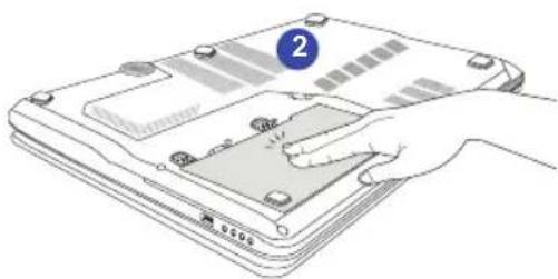 MSI GT683DXR - Installing the Battery Pack - 2
