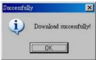 Successfully Download successfully! OK